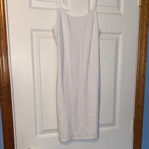 Elegant White Lace Dress